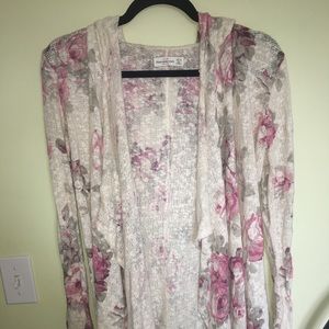 Floral printed sweater